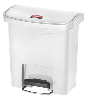 Garbage Rubbermaid Slim Jim 15L White