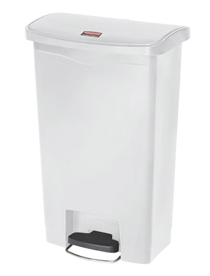 Rubbermaid Slim Jim 50L white trash