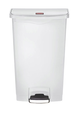 Waste bin Slim Jim Rubbermaid 68 L white