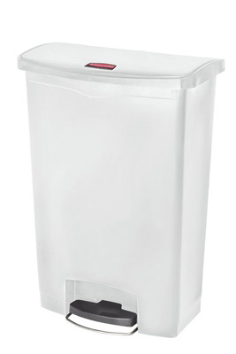 Dustbin 90 L Rubbermaid Slim Jim White