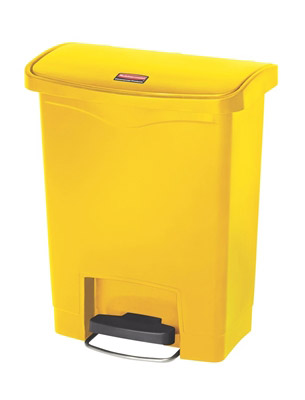 Garbage Rubbermaid Slim Jim 30L yellow