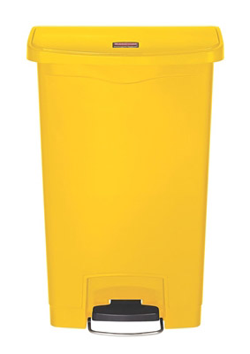 Garbage Rubbermaid Slim Jim 50L yellow