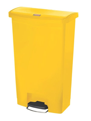 Rubbermaid Slim Jim trash 68 L yellow