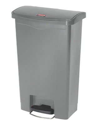 Dustbin 50 L Rubbermaid Slim Jim Gray