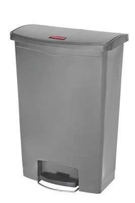 Dustbin 90 L Rubbermaid Slim Jim Gray