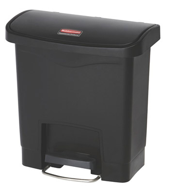 Garbage Rubbermaid Slim Jim 15L Black