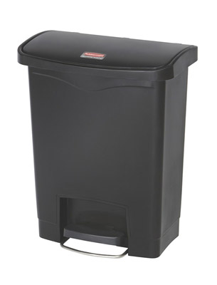 Garbage Rubbermaid Slim Jim 30L Black