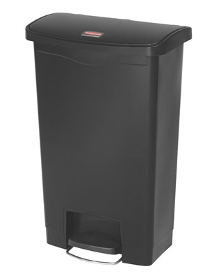 Garbage Rubbermaid Slim Jim 50L Black