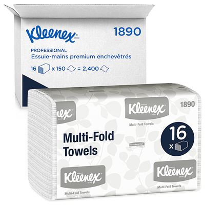 Kleenex Airflex hand towel package 2400