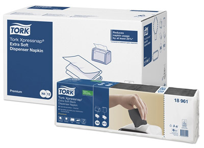 N4 Tork Premium Napkins tangled black package 8000