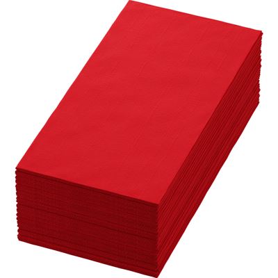 Dunisoft red towel 40x40 folding in 8 by 360