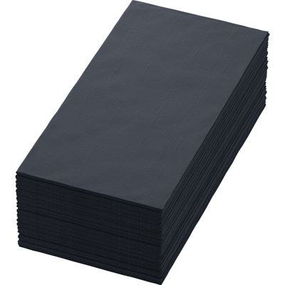 Dunisoft black towel 40x40 folding in 8 by 360