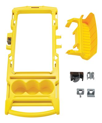 Yellow slim jim accessory holder