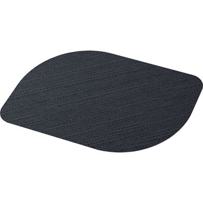 Dunicel organic black Stucco placemat 28x38