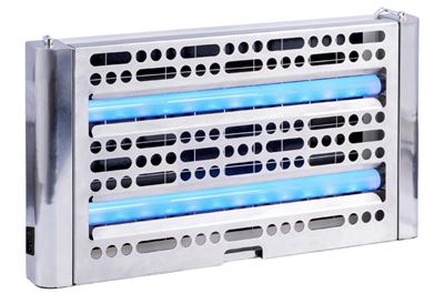 14W LED Stainless Steel Insect Killer with Glue