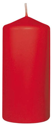 Red cylindrical candles 100X50 mm Duni