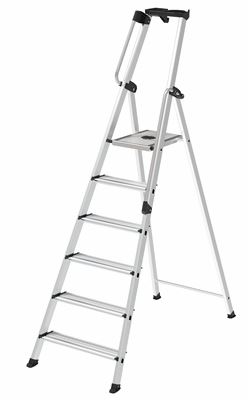 xstep professional aluminum stepladder 6 steps