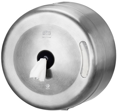 Smartone Tork stainless steel toilet paper dispenser