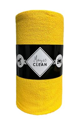 Yellow microfiber cloth roller