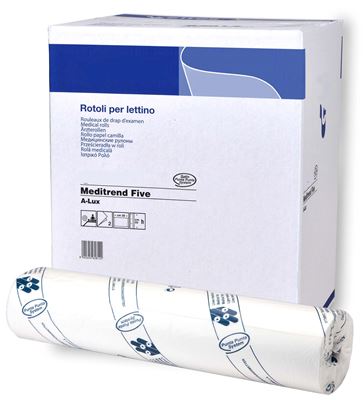 White medical examination sheets 121 sheets 50x38 pack of 9