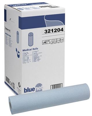 Blue laminated examination sheets