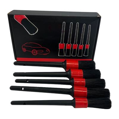 5-brush vehicle cleaning kit