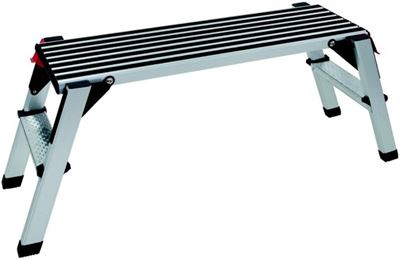 Folding aluminum step stool