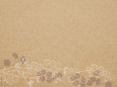 Floral kraft paper set 30 x 40 by 400