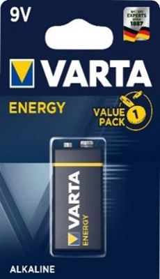 VARTA ENERGY alkaline battery 9V / 6LR61 x1 PAL5200