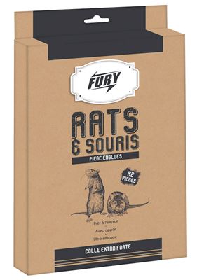 x2 Fury Rat and Mouse Sticky Trap