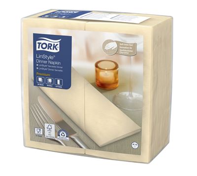 Tork Linstyle dinner napkins, vanilla, set of 700