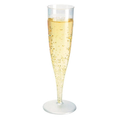 Disposable champagne flutes crystal has injected 13.5 cl 100 package