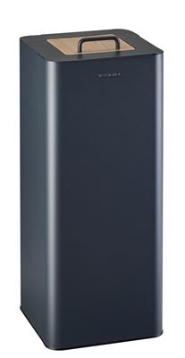 60L Solstice Signature black recycling bin