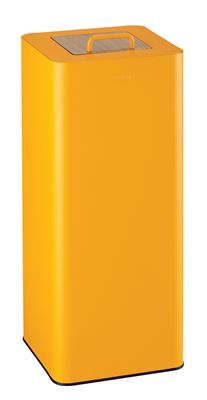 60L Solstice Signature Yellow Recycling Bin