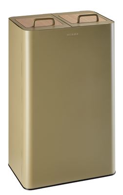 Venus Signature Olive Grey Recycling Bin 2x40L