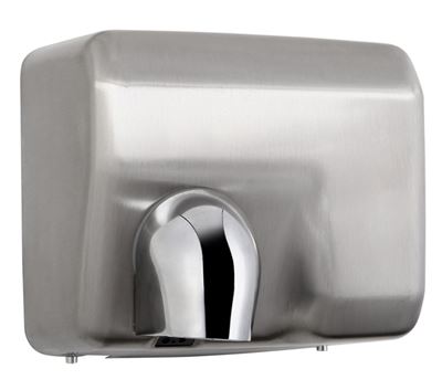 Automatic electric hand dryer in stainless steel