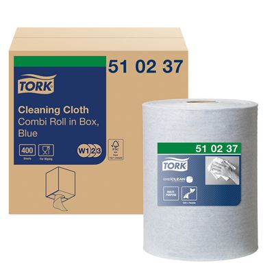 Tork Premium Multipurpose Cloth 510 Blue coil 400 fts