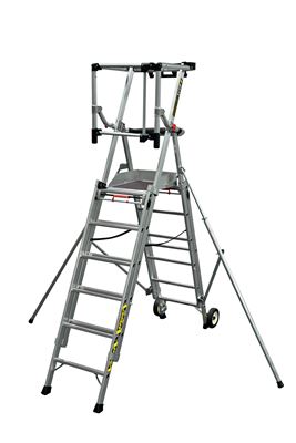 Individual rolling telescopic platform 6/9 steps Centaure