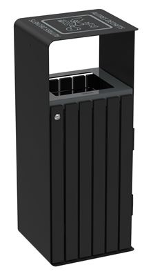 Artri Extreme 110L calibrated recycling bin for other waste