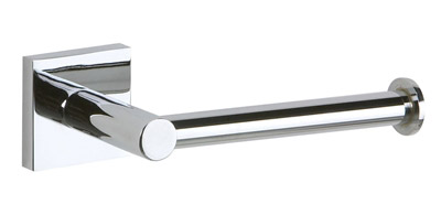 Toilet paper roll holder chrome brass