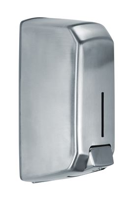 Rossignol Saneva soap and gel dispenser 1L brushed stainless steel