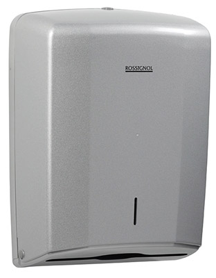 Hand towel dispenser paper 400 sheets gray Lensea