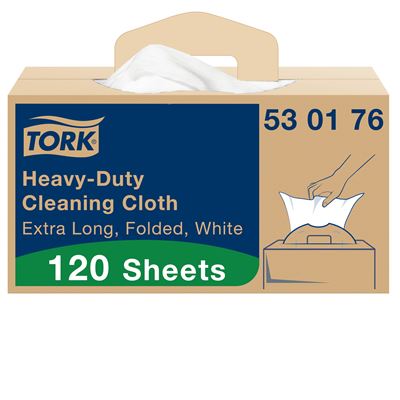 Tork W7 ultra resistant 530 non-woven cloth white 61x35 cm