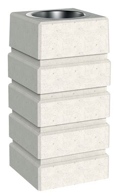Ares outdoor concrete ashtray
