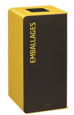 75L recycling bin for packaging (cubatri)