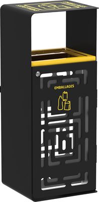 Artri 110L recycling bin for packaging