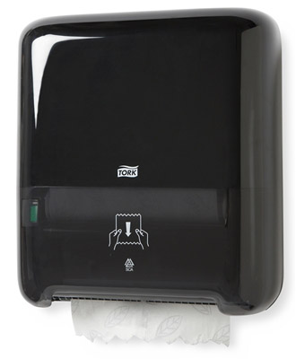 Hand towel dispenser Tork Matic black H1