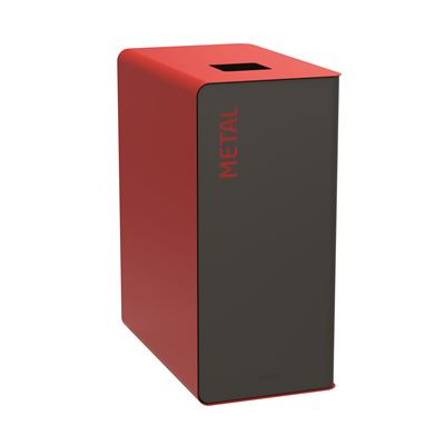 90L metal recycling bin cubatri