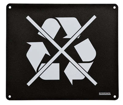 Wall plate not recyclable product