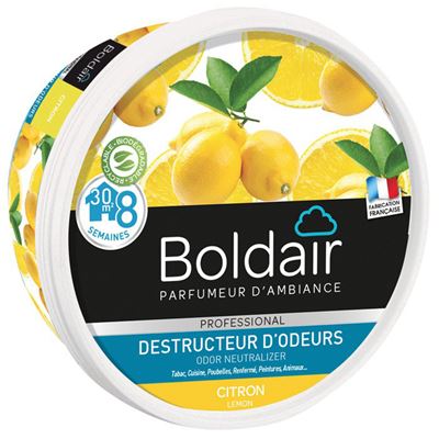 Boldair lemon odor destroying gel 300 grs